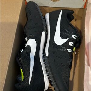 Nike Black and White Athletic Soccer Cleats